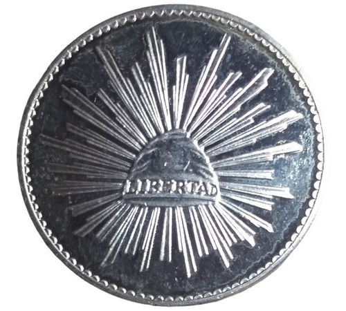 Moneda 2 Onzas Troy Plata Pura 999 Primera República 
