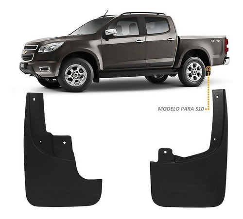 Imagem 4 de 5 de Kit Apara Barro Lameira S10 2012 A 2019 Md Original Injetado