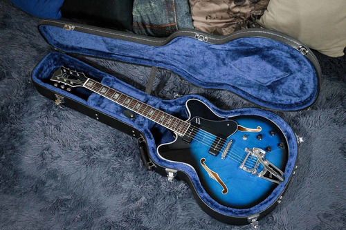 Guitarra Vox Bobcat Bigsby - Bc-v90b-bl - Saphire Blue
