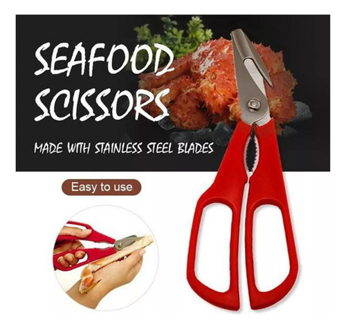 Nueva Langosta Pescado Camarón Cangrejo Mariscos Tijeras Tij