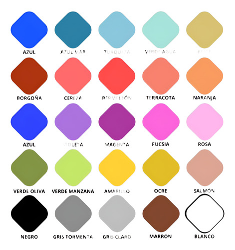 Pintura Latex Económica Dipycolor Variados Mate