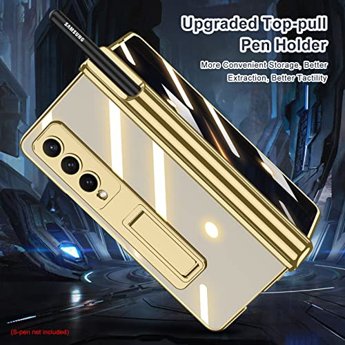 Funda Para Samsung Galaxy Z Fold 4 Dorado Pc (plastico) - 1