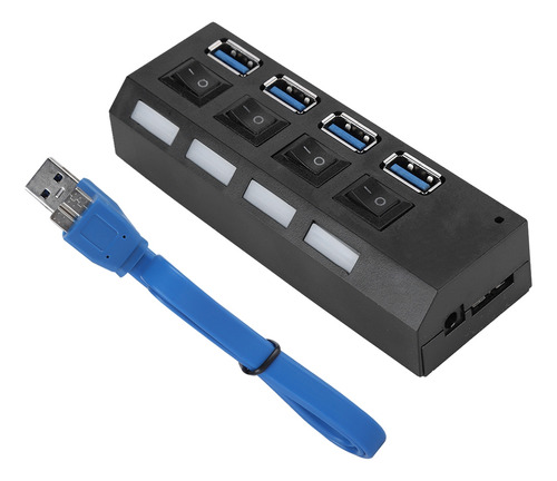 Puerto De Expansión, Divisor Usb 3.0 De Alta Velocidad, 4 Pu