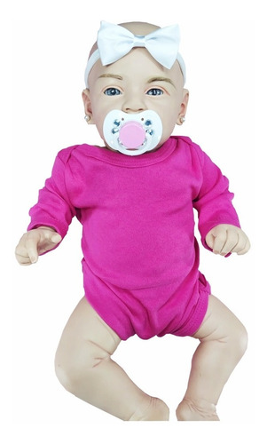 Imagem 3 de 6 de Boneca Bebe Realista Recem Nascida Toda Em Vinil Siliconado