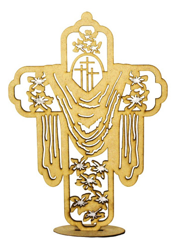 12 Cruces De Mdf- Recuerdito Para Fiestas 30 Cm