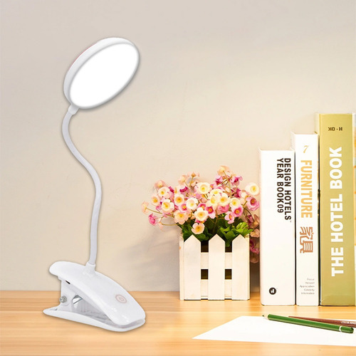 Lámpara De Escritorio P Clip Led De Almacenamiento Portátil