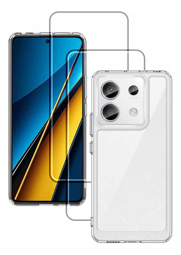 Poco X6 Funda Case Para Xiaomi Pocophone X6 2024 Micas Glass