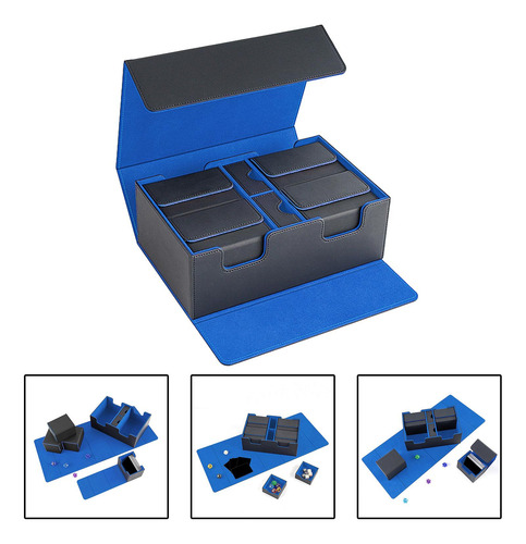 Almacenamiento De Soporte Para Azul Con 4 Cajas Interiores