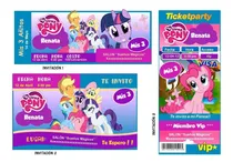 Comprar Kit Imprimible My Little Pony Mod.1 100% Editable Cumpleaños