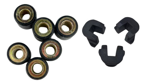 Kit Rodillos + Topes Variador Original Honda Elite 125 06-12