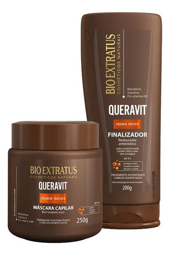 Kit Bio Extratus Queravit Máscara Finalizador