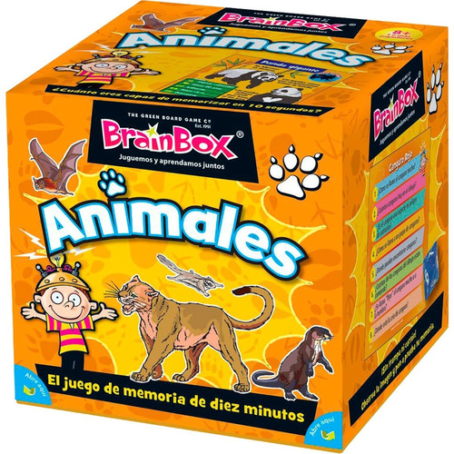 Juego Para La Memoria Brainbox De Animales Febo