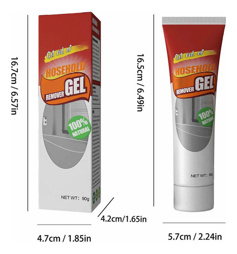 Gel Removedor Q, 2 Unidades, Altamente Efectivo En El Traje