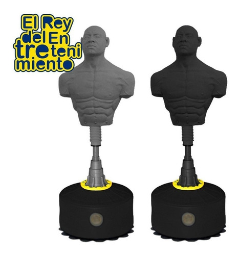 Bolsa De Boxeo C/ Base Torso Humano De Goma Maciza - El Rey