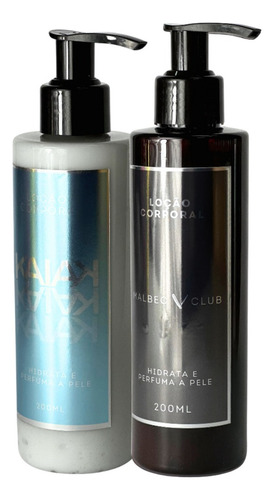 Kit 2 Cremes Hidratante Corporal Malbec + Kaiak 200ml Cada