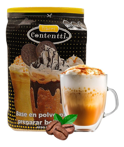 Base Café Frappuccino 1kg Frappe Vending Bases Pulpa Tibiri Sabor CAPPUCCINO CLASICO