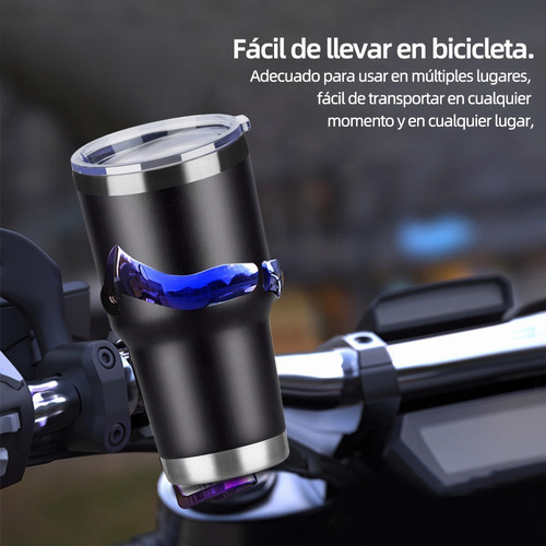 Imagen 4 de 10 de Termo Portátil De Acero Inoxidable Con Calor Y Frío De 30oz.