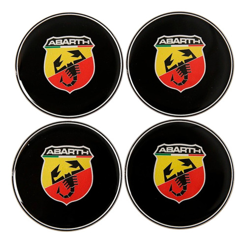 Adesivos Emblema Resinado Roda Fiat 48mm Cl9