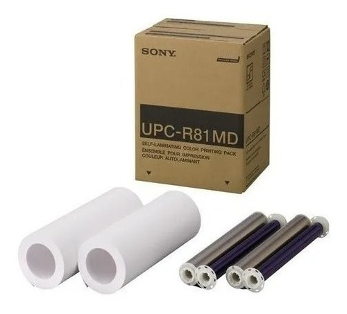 Papel Y Ribbon Para Impresora Sony Upc-r81md 216 Mm X 15 M 