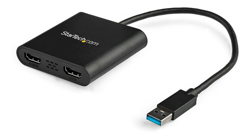 Adaptador Usb A Dual Hdmi 4k Externo Startech Usb32hd2 / /v