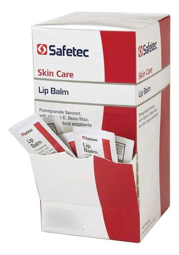 Safetec Bálsamo Labial Con Sabor A - 144 Paquetes/caja 0