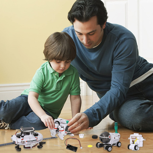 Tomons Stem Toys - Kit De Robot Solar 6 En 1, Juguetes De Construcción