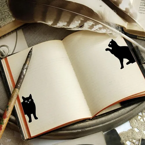 Separadores Libros,marcadores Página Libro Gato,marcadores