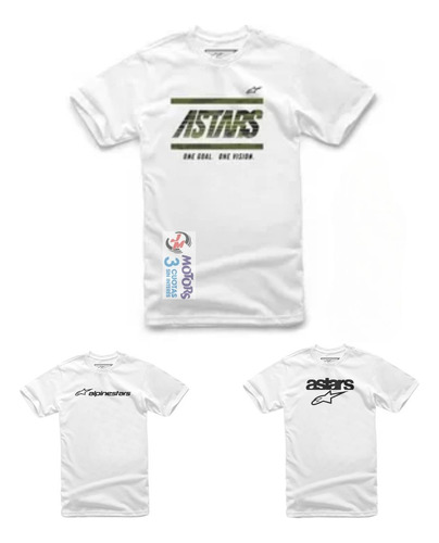 Jm Nuñez Remera Alpinestars Blanco Tienda Oficial