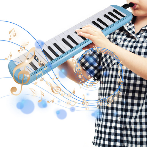 Teclado Melodica De 37 Teclas Para Piano, Instrumento, 2 Tub
