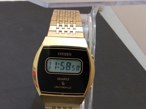 Citizen Crystron Lc Digital Antigo - Muito Novo