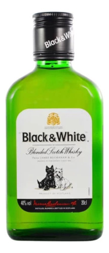 Whisky Black & White Petaca 20ml Pack X6 Suchina Sa