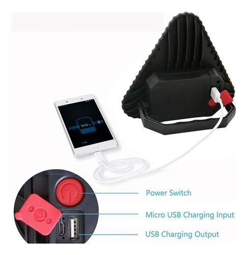 Otyty 3 Cob 30w 1500lm Luz De Trabajo Led, Luces De Inundaci