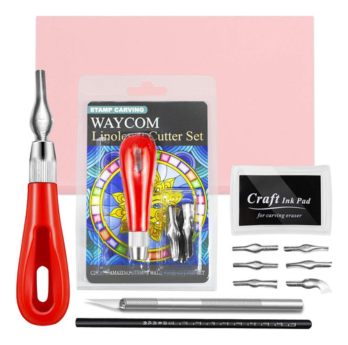 Kit De Grabado Para Hacer Sellos Y Herramientas Diy