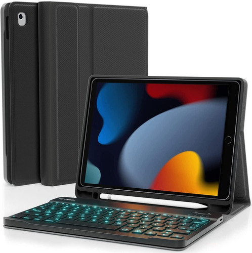 Funda Con Teclado Bluetooth Para iPad - Eveo