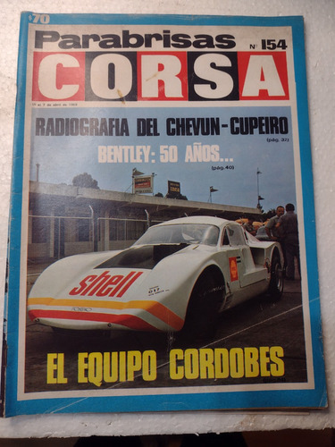 Revista Corsa Nº154 7 De Abril 1969