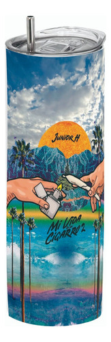 Termo Skinny Café 20 Oz - Corridos Junior H #08