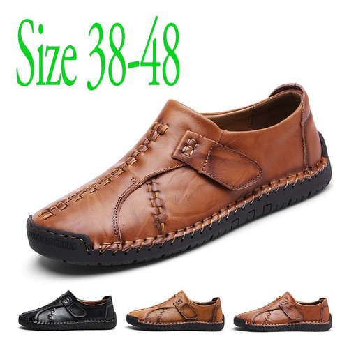 Zapatos De Cuero Casuales Para Hombre Retro