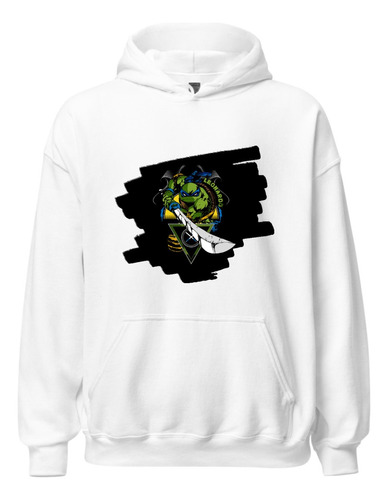 Buzo Tortugas Ninja Leonardo Con Capota, Hoddie, Saco 