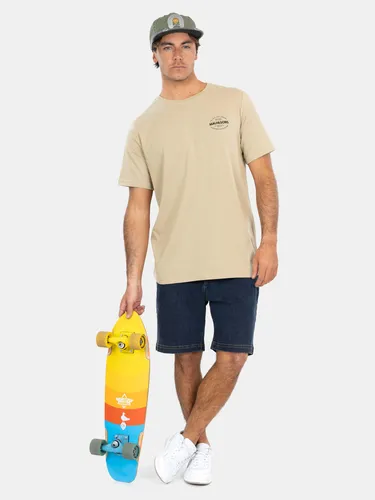Polera Mc Surf Skate Action Café Hombre Maui And Sons