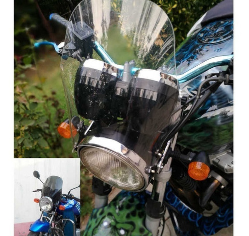 Imagen 8 de 9 de Parabrisas Universal Moto Honda Cargo Suzuki Italika Vento