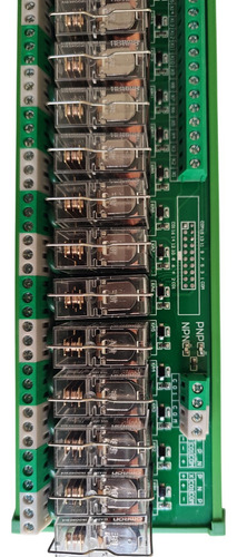 Modulo De 16 Relevadores Industriales 24 Vdc/vac
