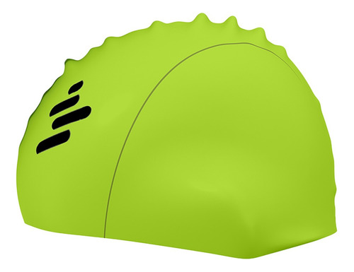 Gorra De Natación Oka Protección Y Resistente Al Agua Color Verde lima Diseño de la tela Liso Talla Unitalla