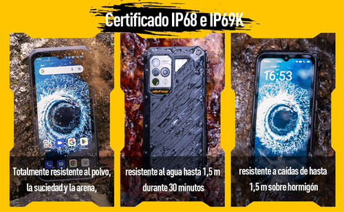 Ulefone Ulefone Armor 19 Dual Sim 256 Gb Negro 12 Gb Ram