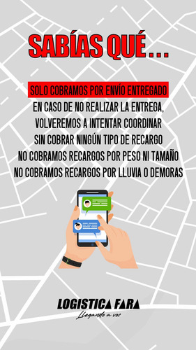 Imagen 4 de 5 de Logística Fara . Factura A. Todas Las Zonas. Promocion Flex