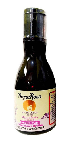 Mix De Óleos 100ml Negra Rosa - Argan Macad Amêndoas Cártamo