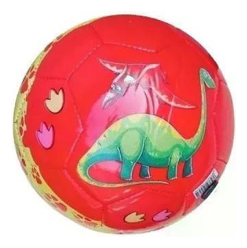 Pelota De Futbolito Infantil Dinosaurio Rojo