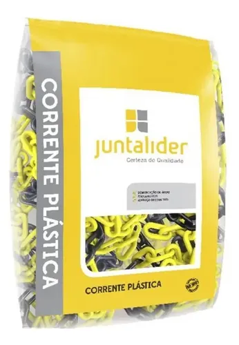 Corrente Elo Curto Pvc Pto/amar 10mm 3,60m | MercadoLivre