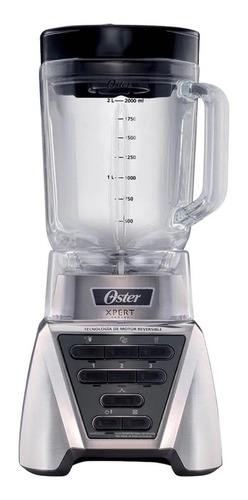 Imagen 1 de 8 de Licuadora Oster Xpert Seriescpg 2 L Gris Con Vaso De Vidrio