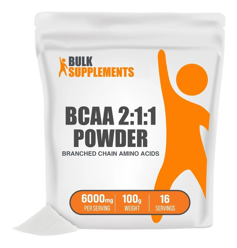 Bulk Supplements | B Chain Amino Acids | 100g | 16 Services