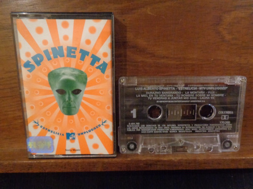 Spinetta Estrelicia Unplugged Cassette Rock Brillante Estado